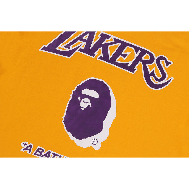 BAPE X M&N NBA - LOS ANGELES LAKERS TEE MENS