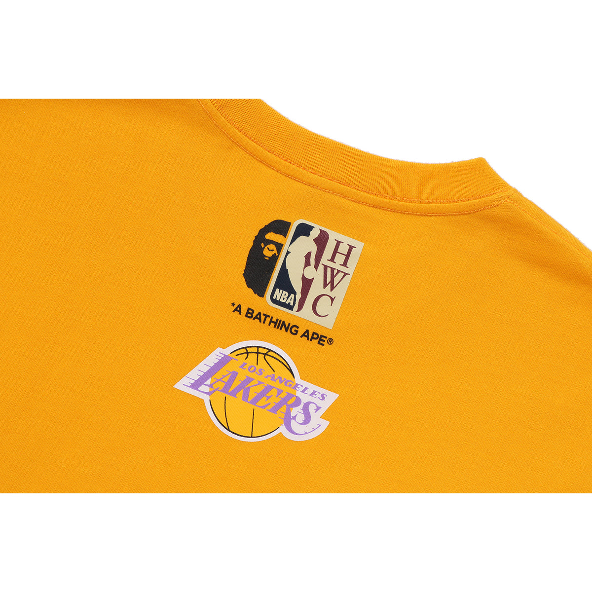 BAPE X M&N NBA - LOS ANGELES LAKERS TEE MENS