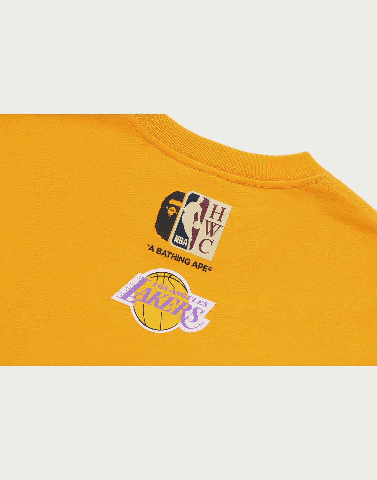 BAPE X M&N NBA - LOS ANGELES LAKERS TEE MENS
