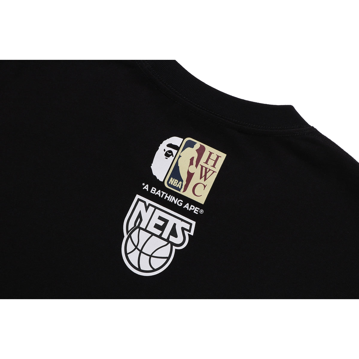 BAPE X M&N NBA - NEW JERSEY NETS TEE MENS