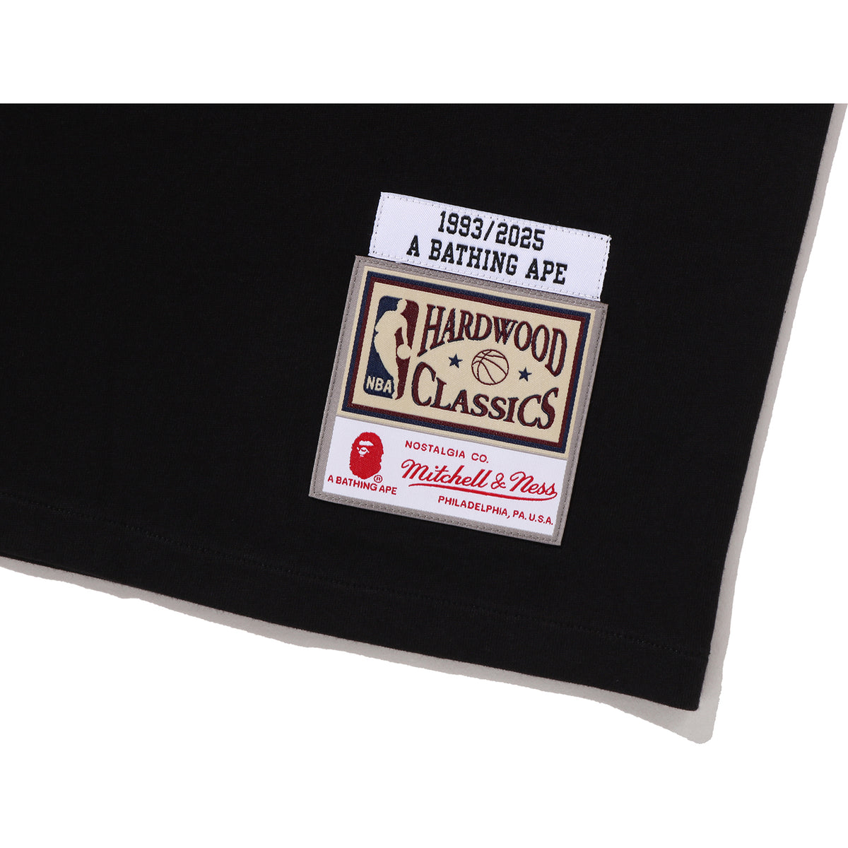BAPE X M&N NBA - NEW JERSEY NETS TEE MENS