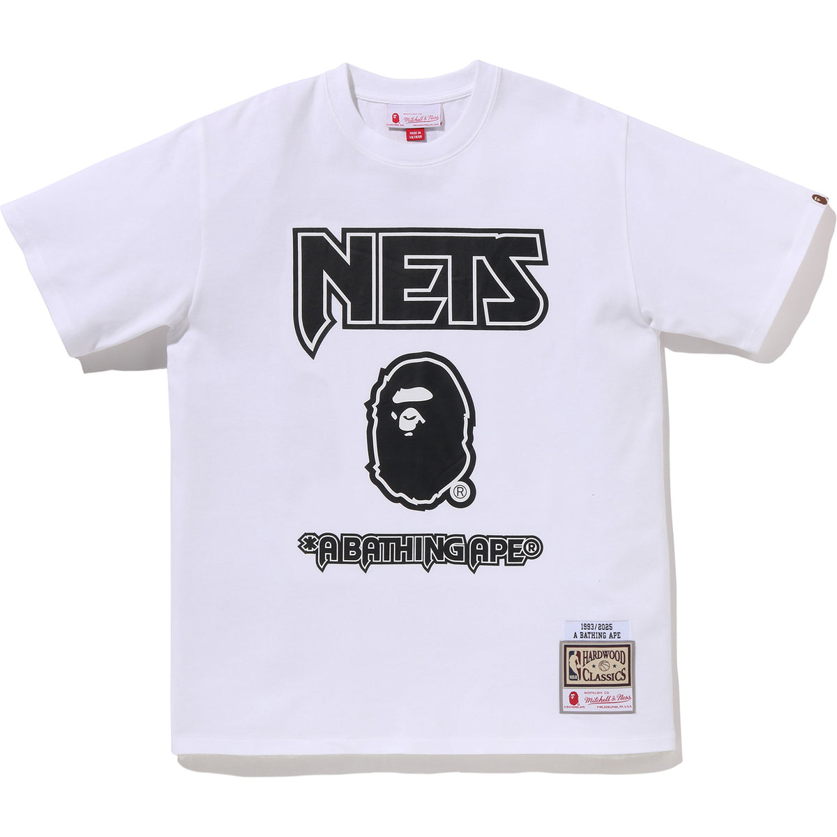 BAPE X M&N NBA - NEW JERSEY NETS TEE MENS