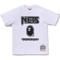 BAPE X M&N NBA - NEW JERSEY NETS TEE MENS