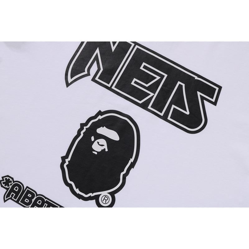 BAPE X M&N NBA - NEW JERSEY NETS TEE MENS