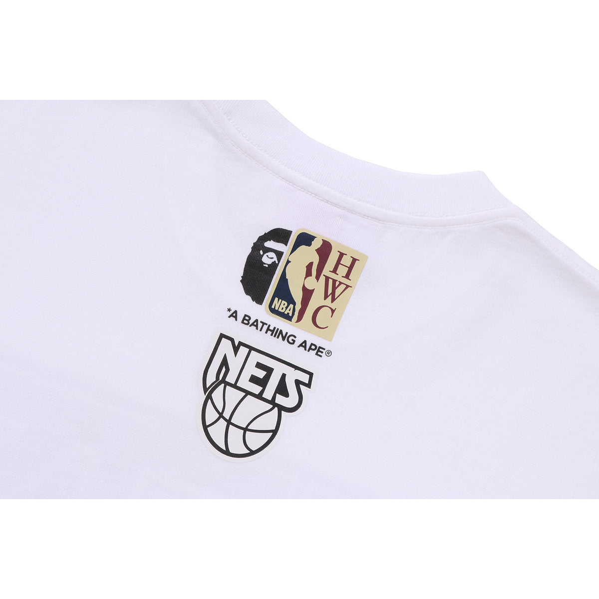 BAPE X M&N NBA - NEW JERSEY NETS TEE MENS
