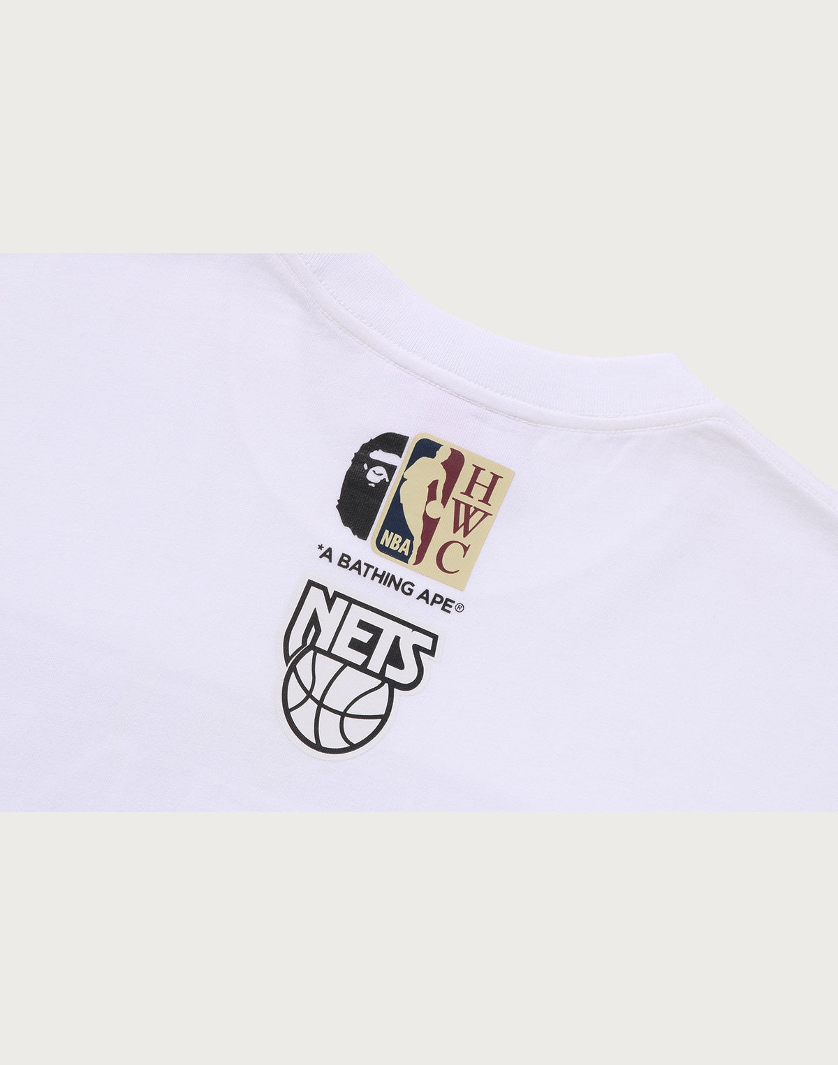 BAPE X M&N NBA - NEW JERSEY NETS TEE MENS