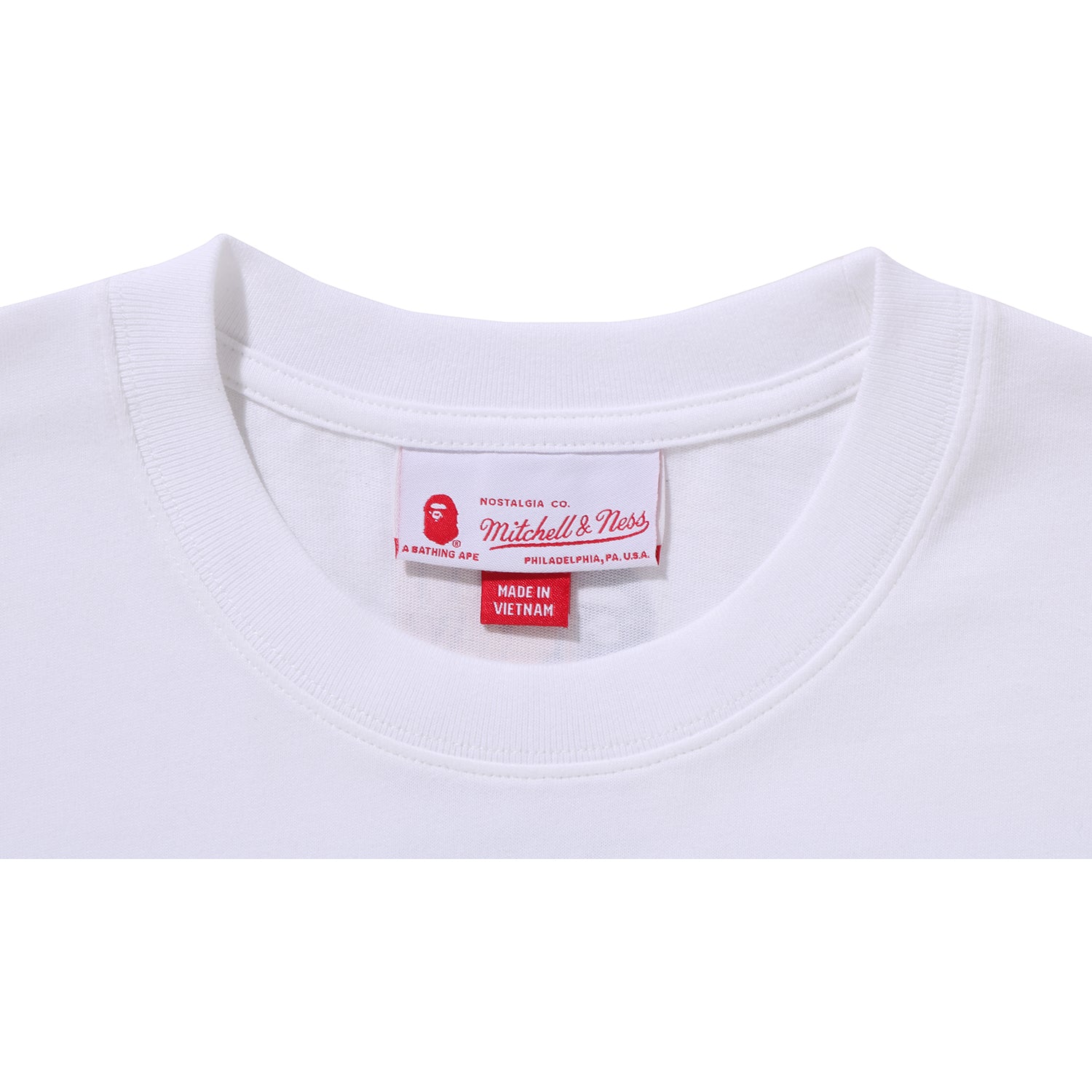BAPE X M&N NBA - NEW JERSEY NETS TEE MENS – us.bape.com