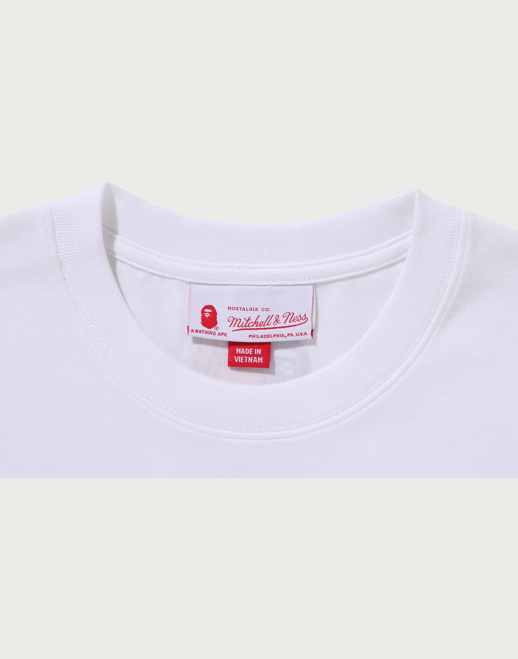 BAPE X M&N NBA - NEW JERSEY NETS TEE MENS