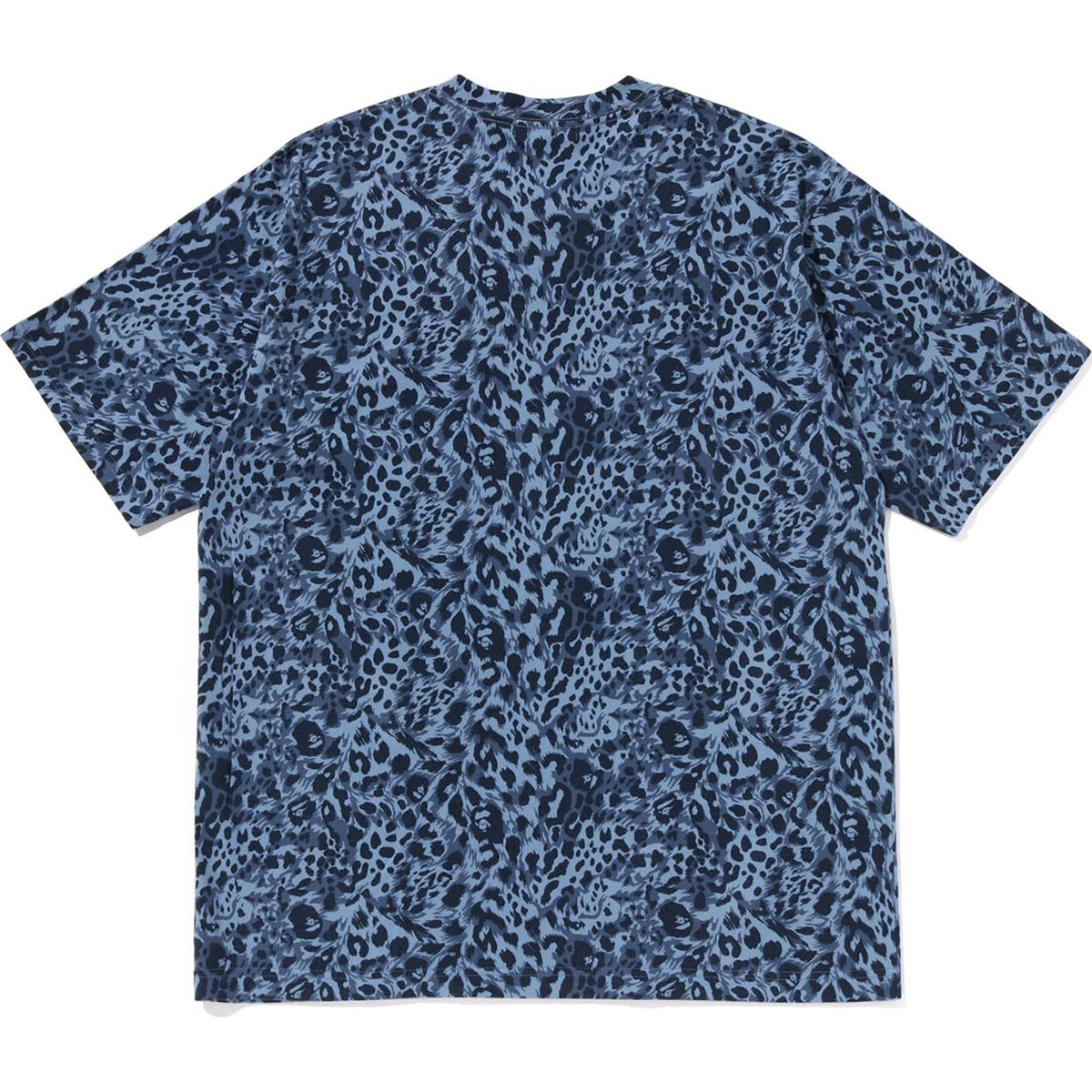 WILD LEOPARD PATTERN COLLEGE RELAXED FIT TEE MENS