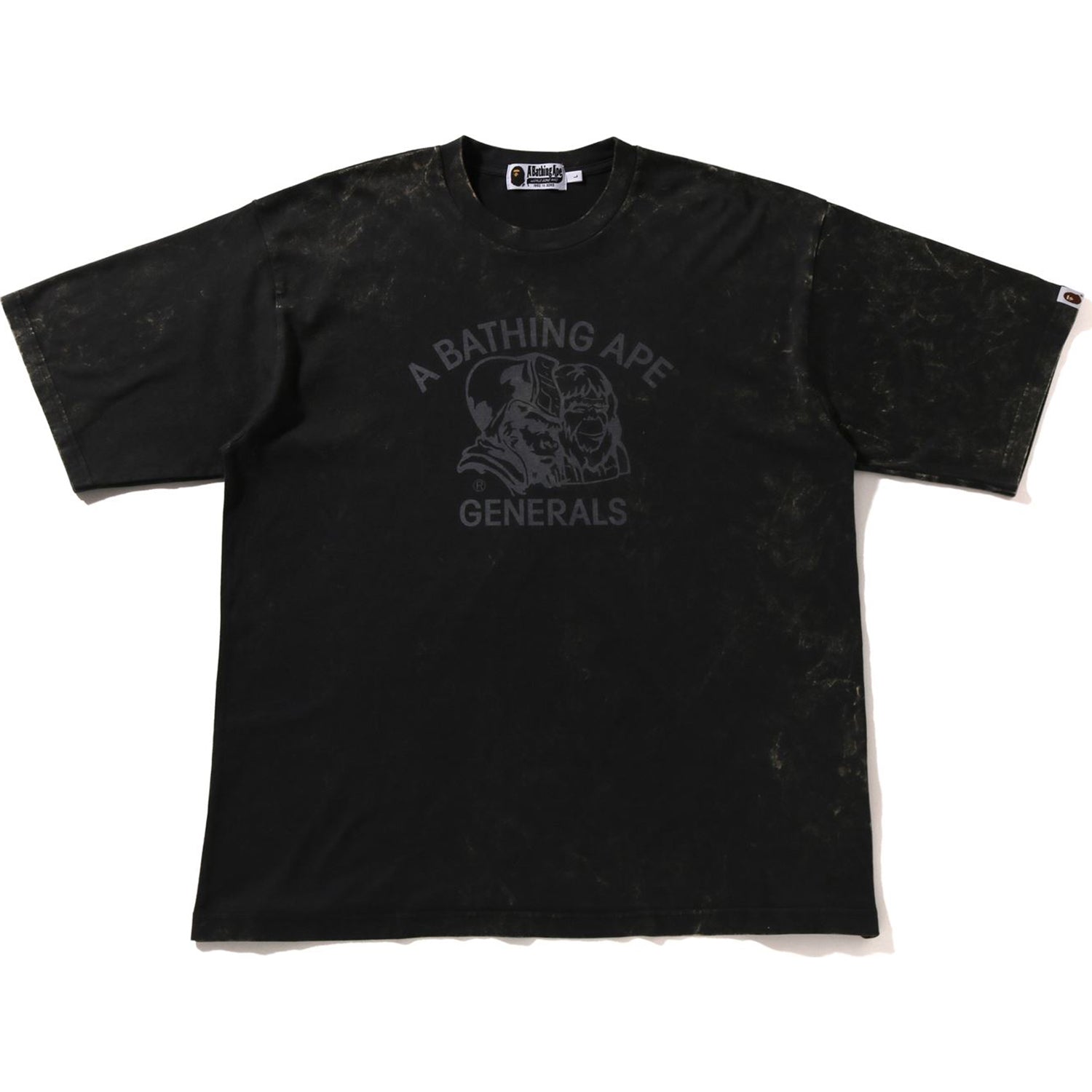 BAPE Uneven Dye Generals Relaxed Fit Tee Men | Authentic BAPE USA