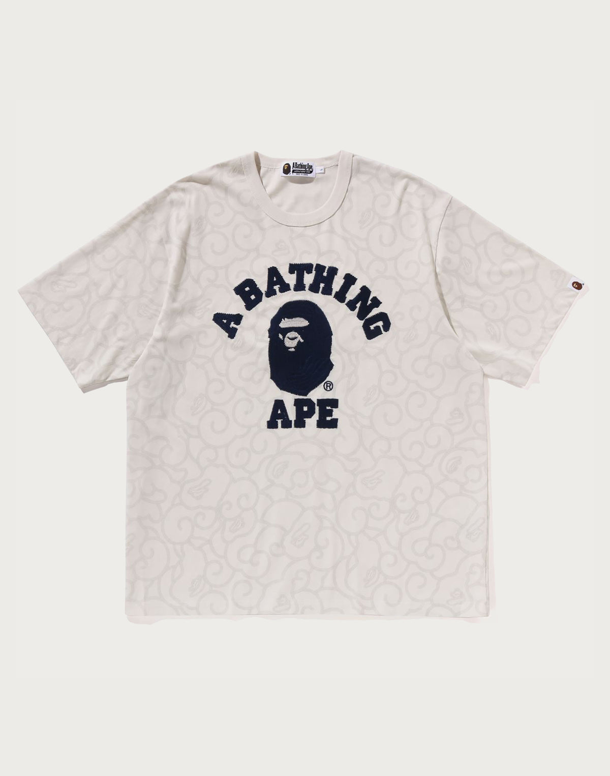 WASHED CLOUD CAMO COLLEGE RELAXED FIT TEE MENS
