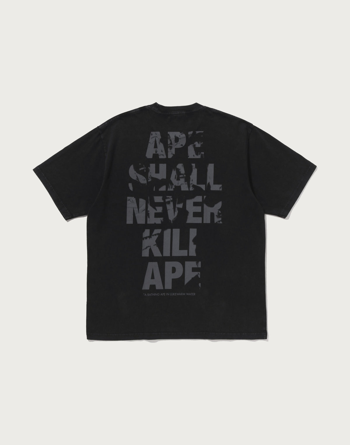 APE HEAD HEAVY WASHED RELAXED FIT TEE MENS