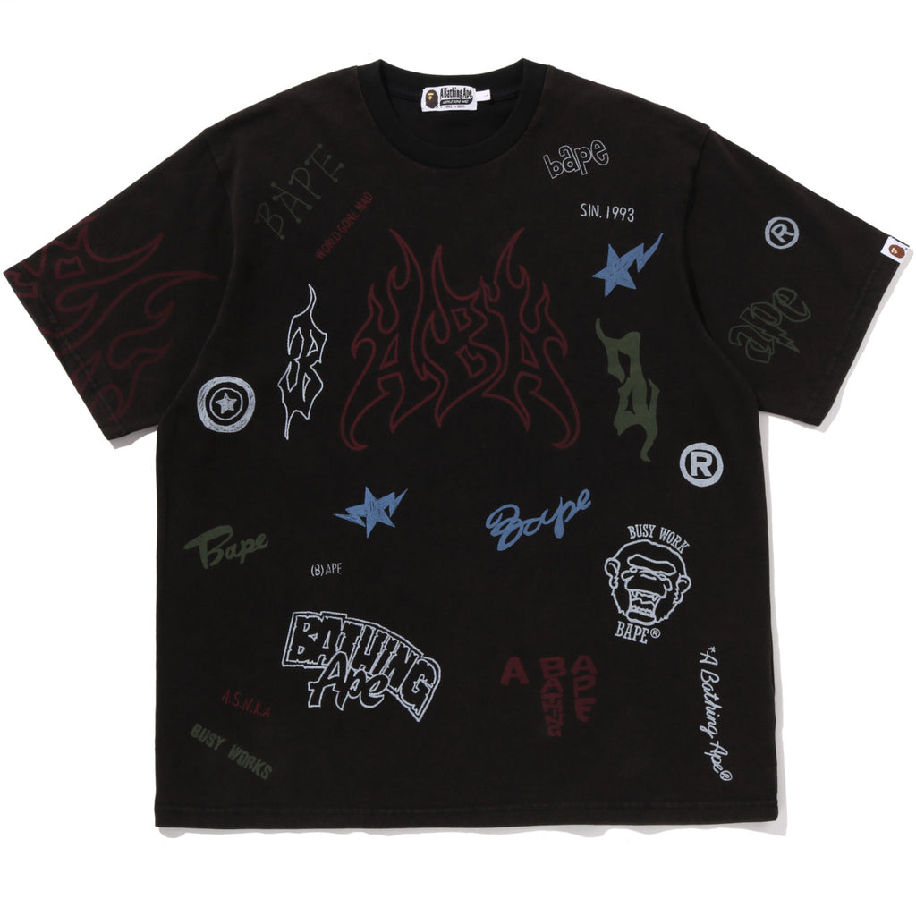 OVERALL PRINT RELAXED FIT TEE MENS
