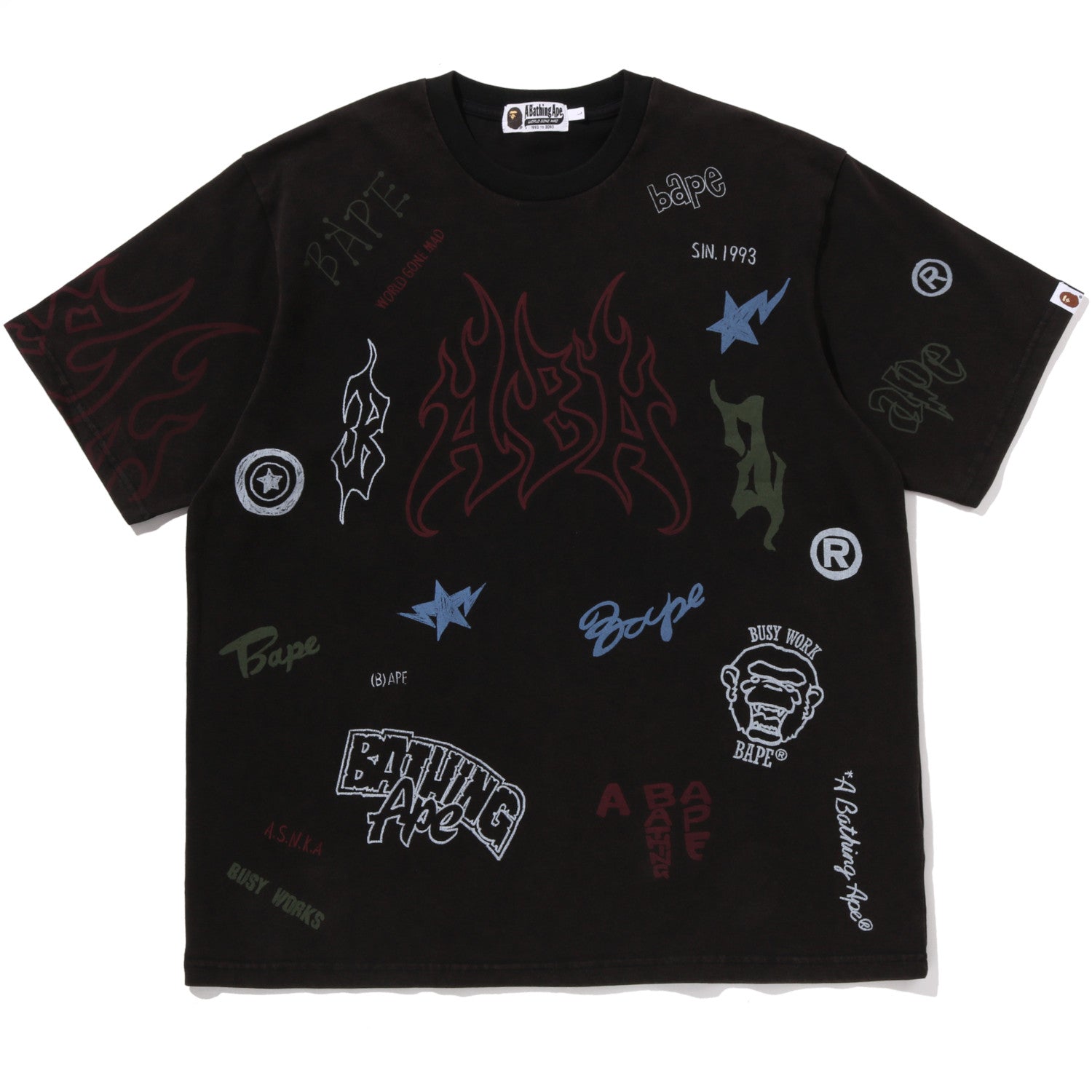 OVERALL PRINT RELAXED FIT TEE MENS