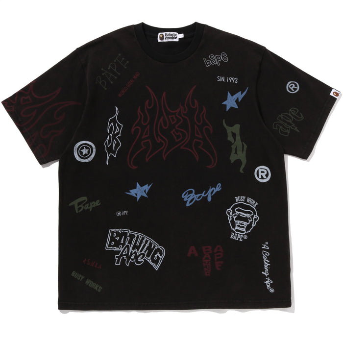 OVERALL PRINT RELAXED FIT TEE MENS