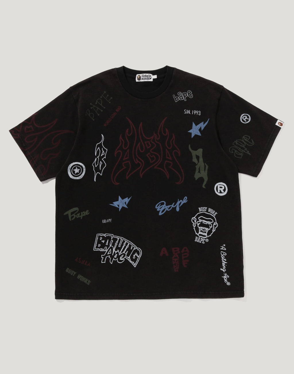 OVERALL PRINT RELAXED FIT TEE MENS