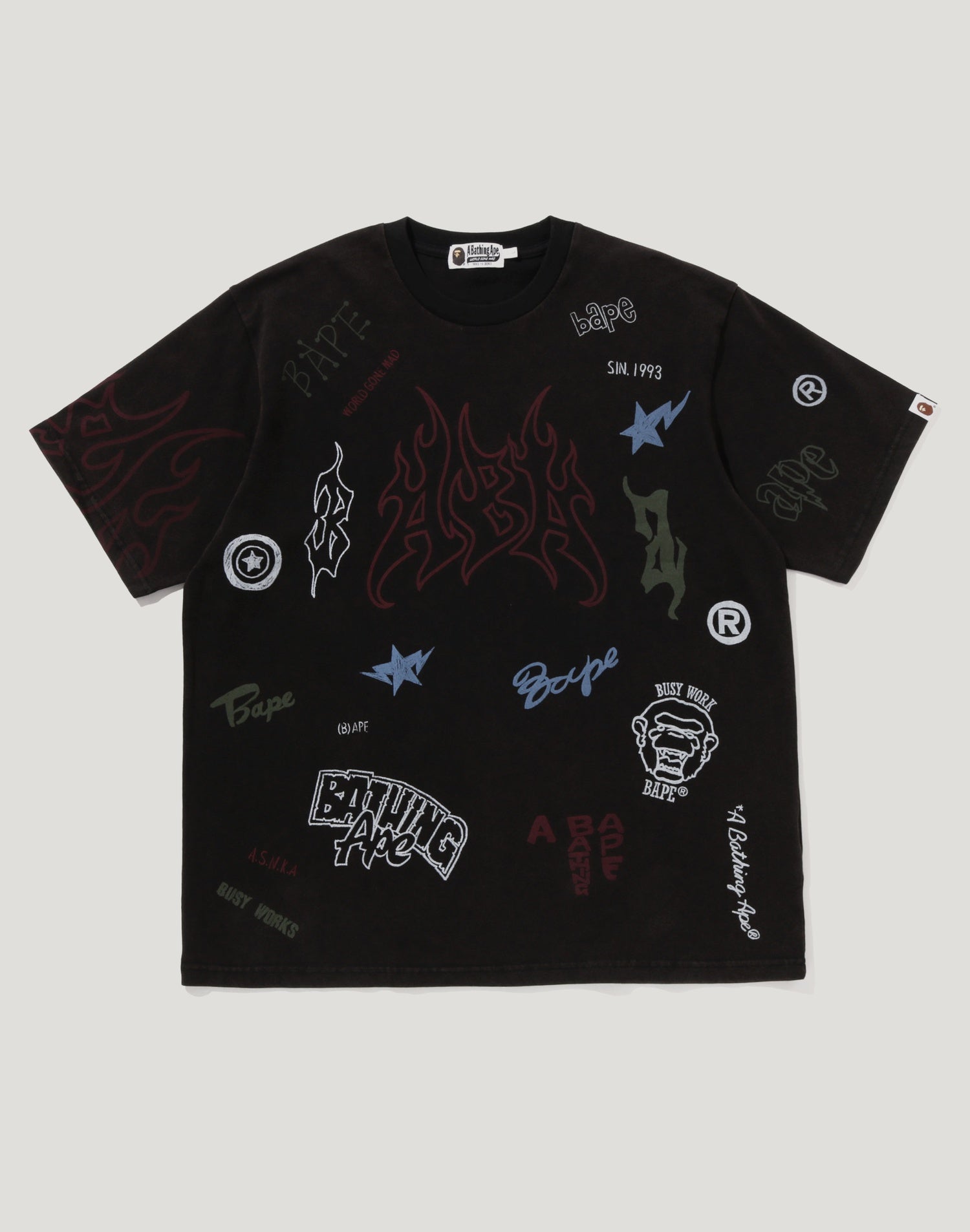 OVERALL PRINT RELAXED FIT TEE MENS