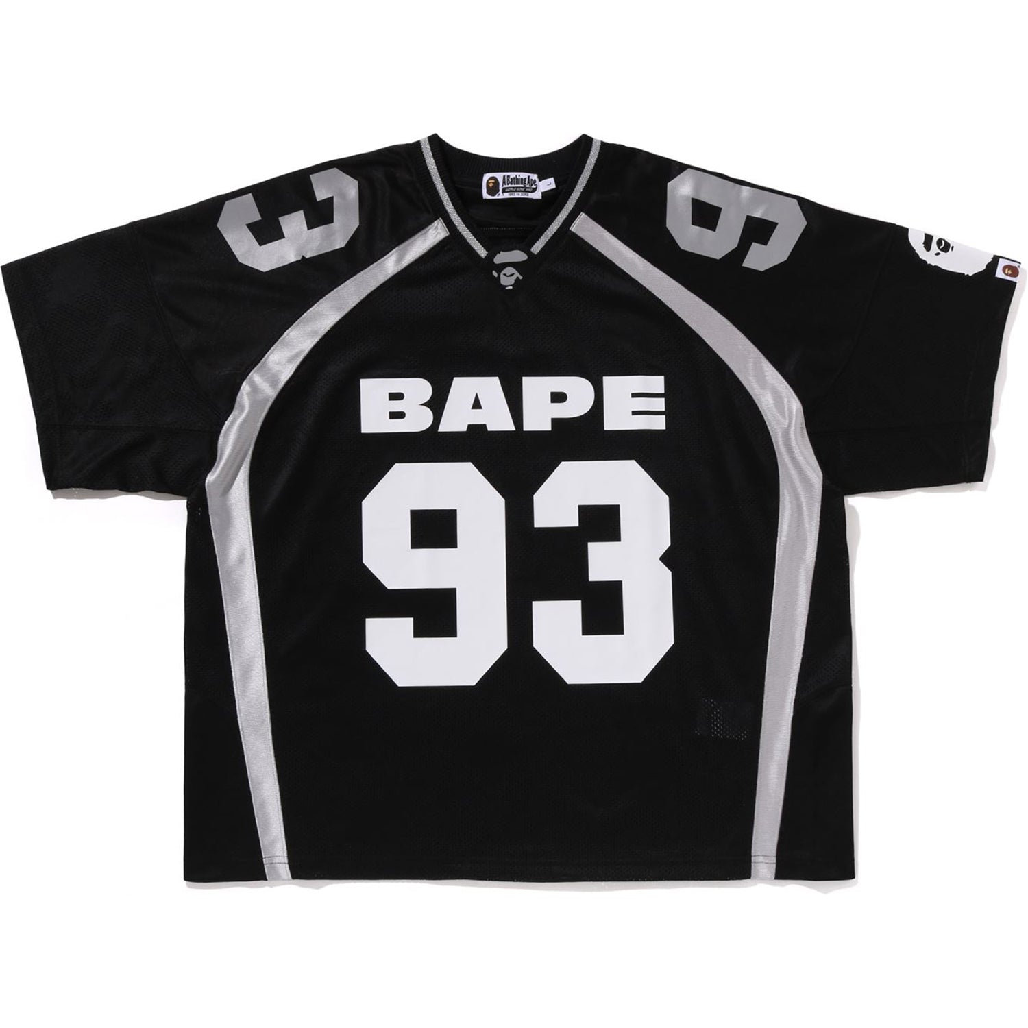 LINE CAMO JACQUARD RELAXED FIT FOOTBALL JERSEY MENS – us.bape.com