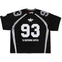 LINE CAMO JACQUARD RELAXED FIT FOOTBALL JERSEY MENS