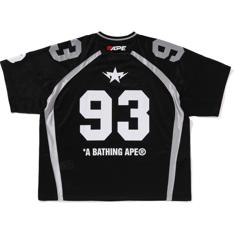 LINE CAMO JACQUARD RELAXED FIT FOOTBALL JERSEY MENS