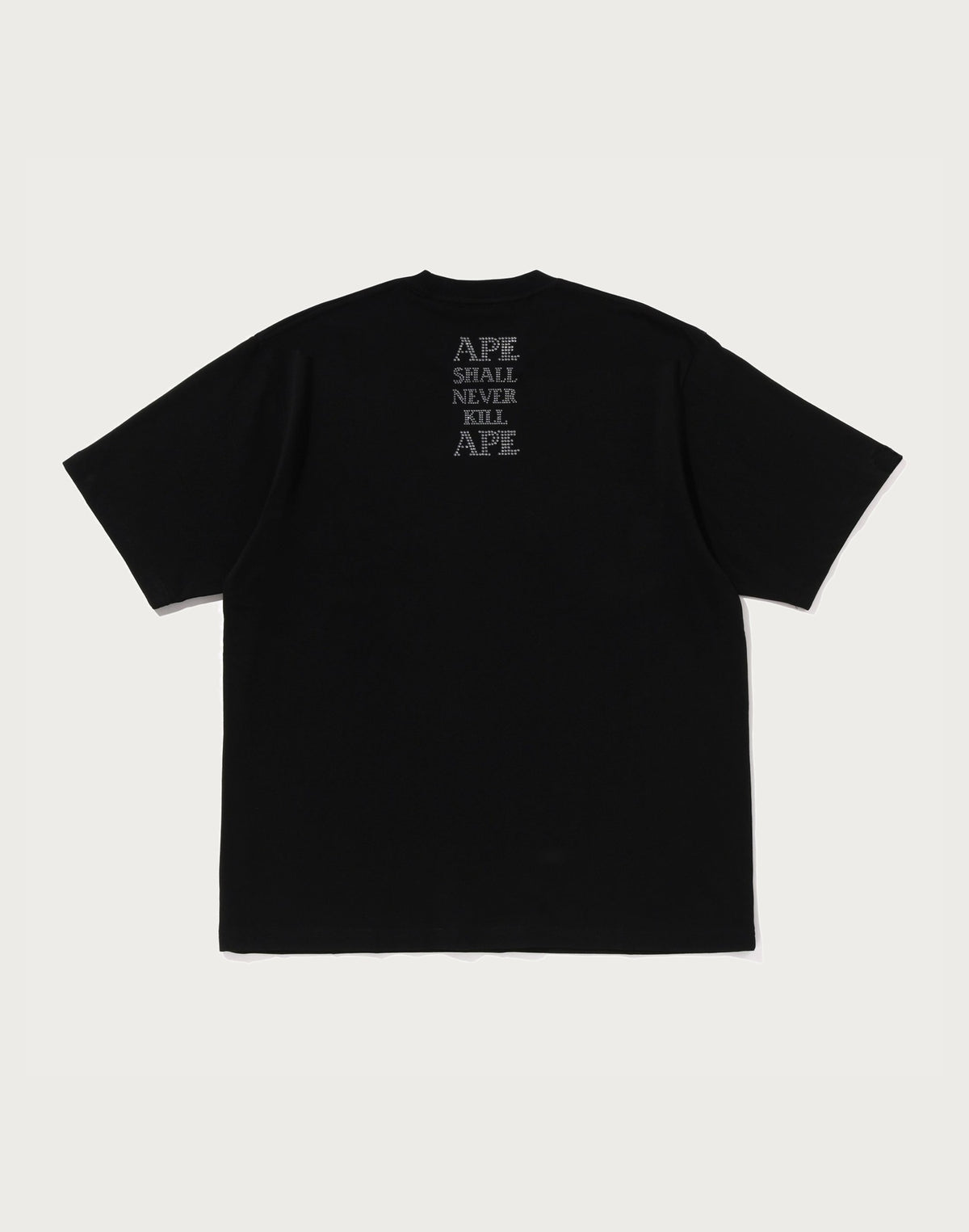 RHINESTONE BAPE LOGO RELAXED FIT TEE MENS