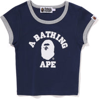 COLLEGE CROPPED TRIM TEE LADIES