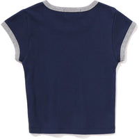 COLLEGE CROPPED TRIM TEE LADIES