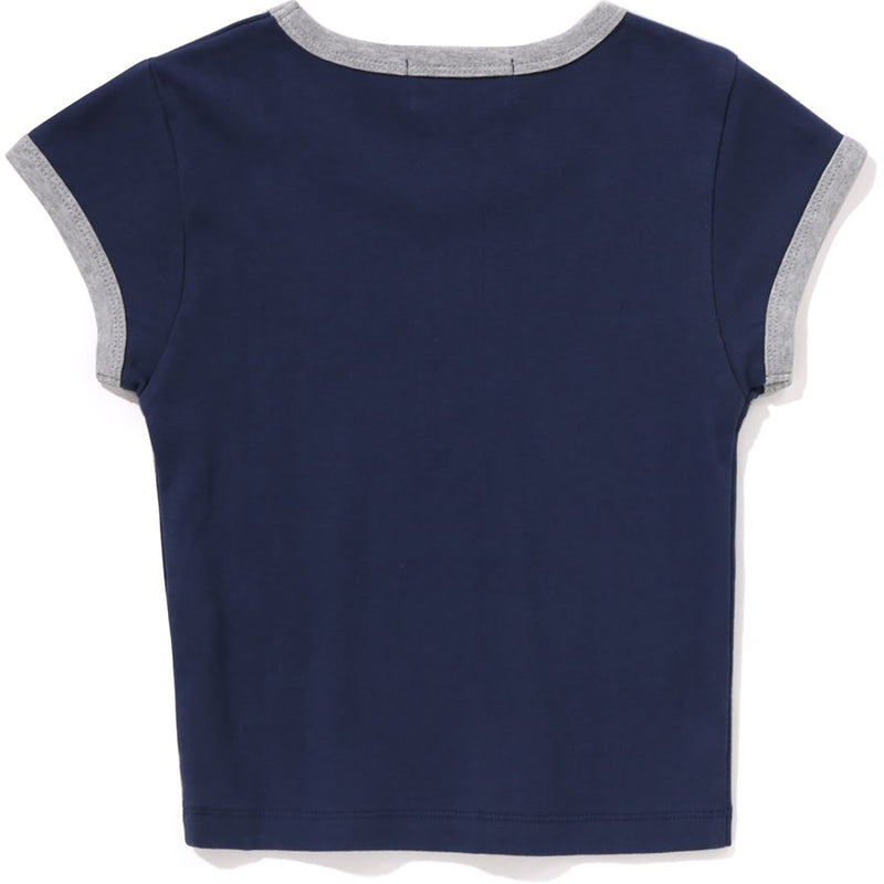 COLLEGE CROPPED TRIM TEE LADIES