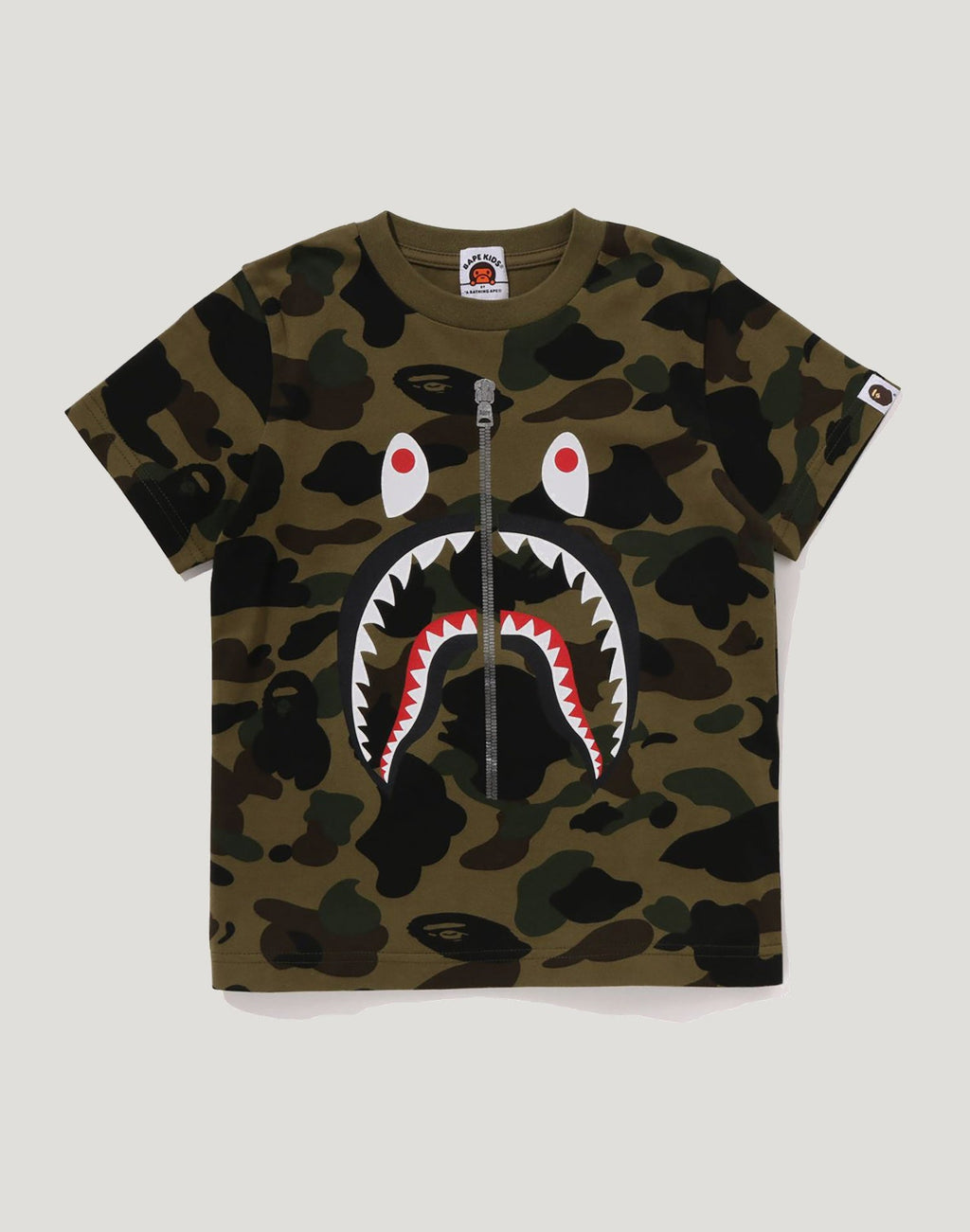 1ST CAMO SHARK TEE KIDS