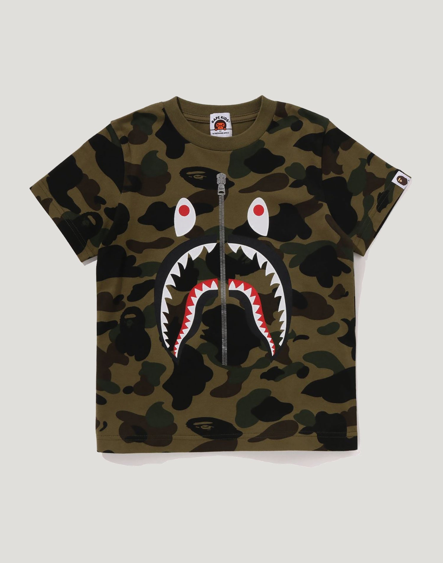 1ST CAMO SHARK TEE KIDS