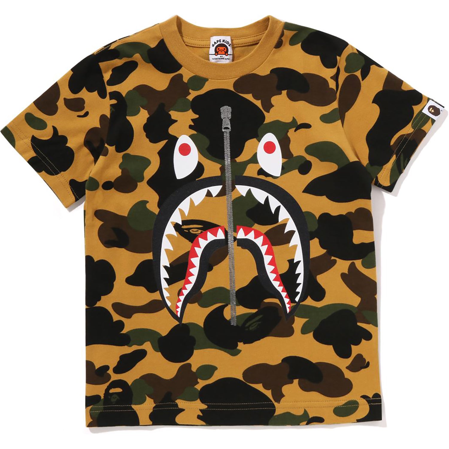 1ST CAMO SHARK TEE KIDS – us.bape.com