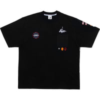 BAPE BY KAZUKI KURAISHI MULTI PATCH MILITARY TEE MENS