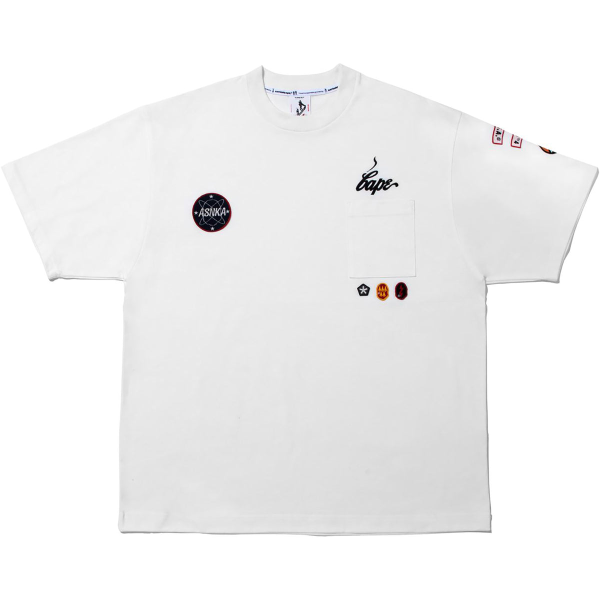 BAPE BY KAZUKI KURAISHI MULTI PATCH MILITARY TEE MENS