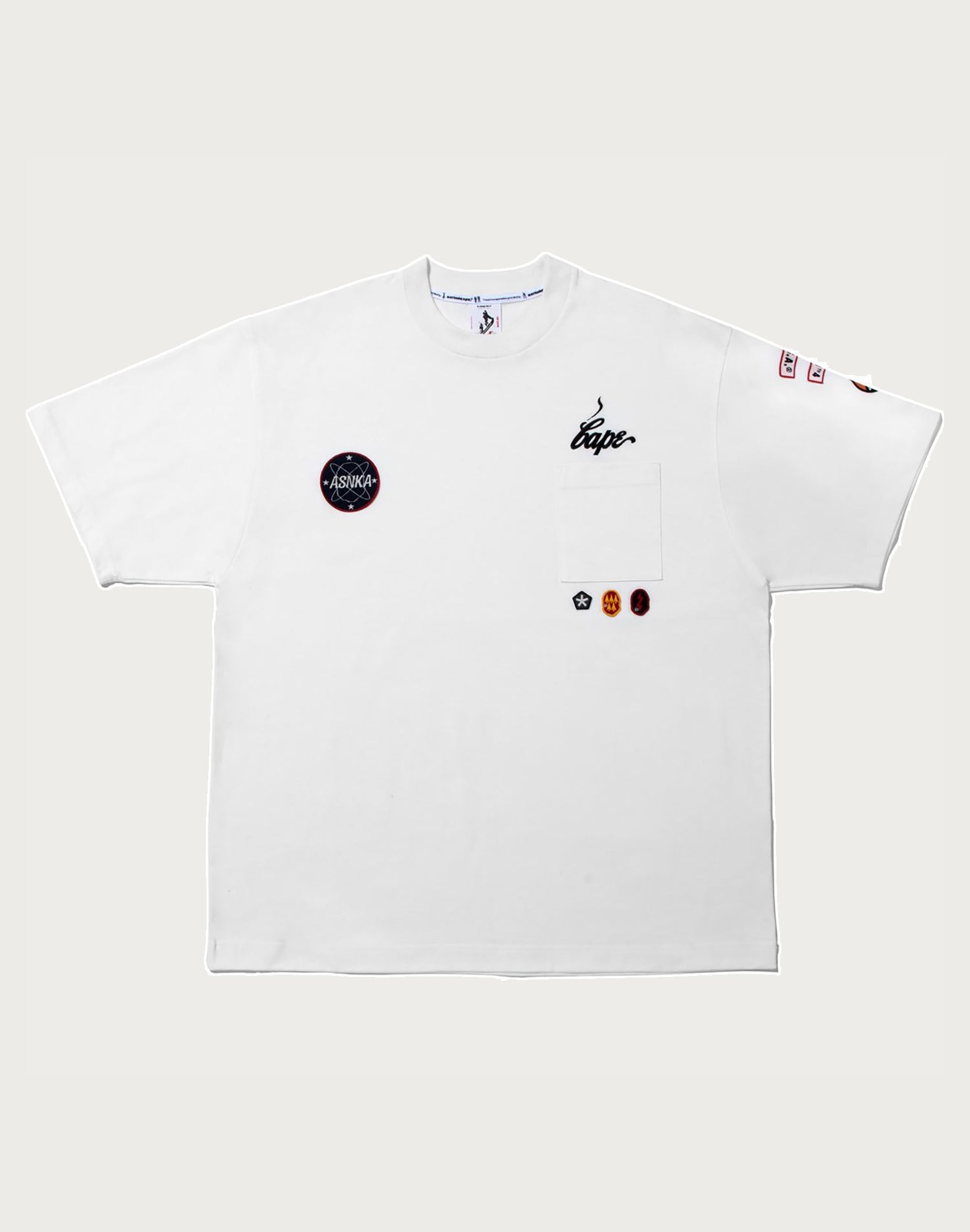 BAPE BY KAZUKI KURAISHI MULTI PATCH MILITARY TEE MENS