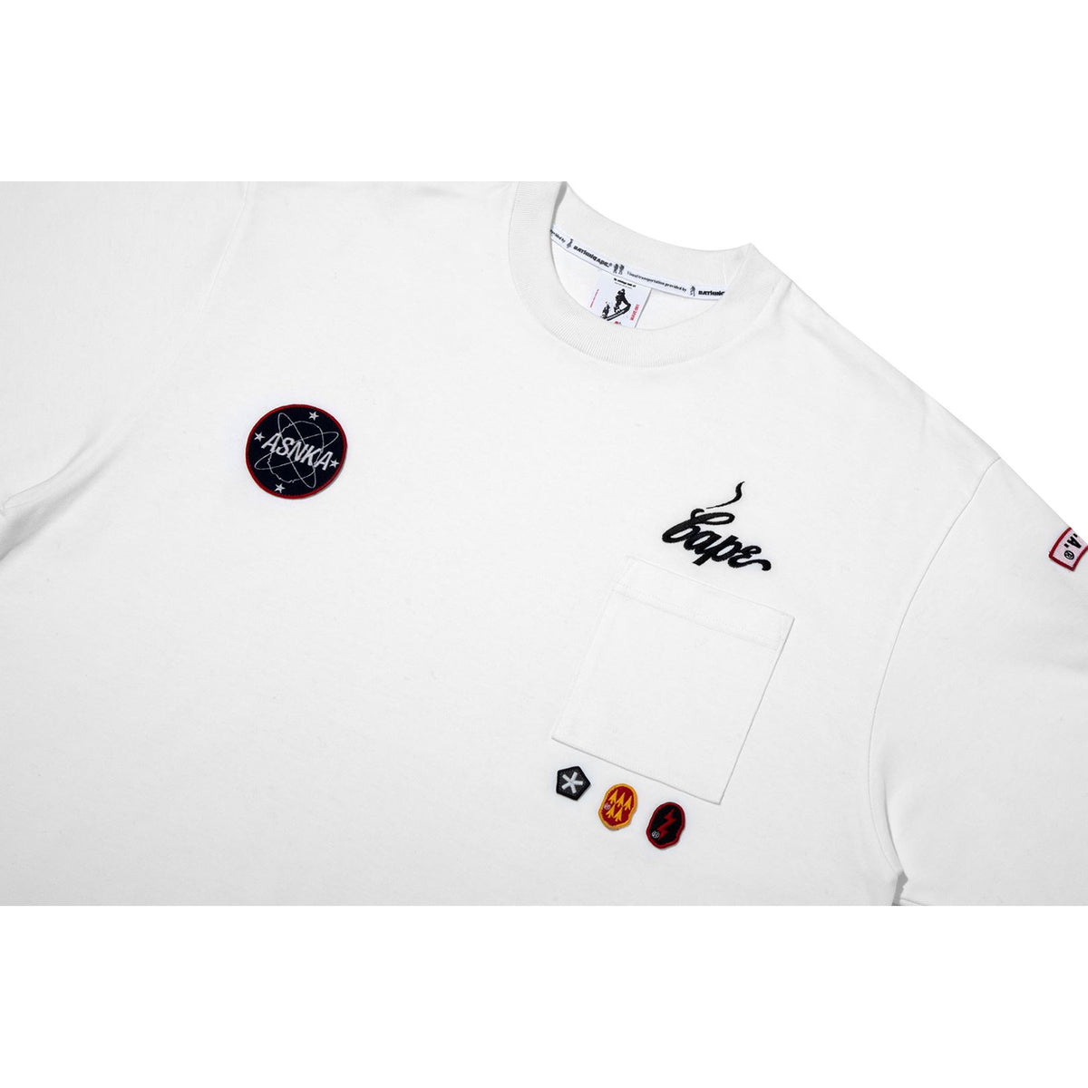 BAPE BY KAZUKI KURAISHI MULTI PATCH MILITARY TEE MENS