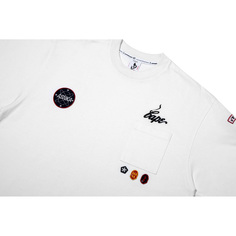 BAPE BY KAZUKI KURAISHI MULTI PATCH MILITARY TEE MENS