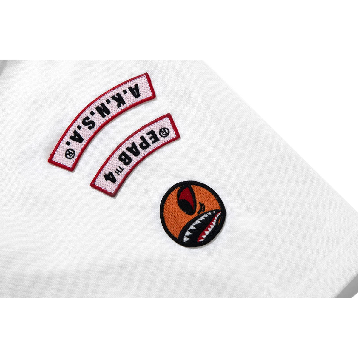 BAPE BY KAZUKI KURAISHI MULTI PATCH MILITARY TEE MENS