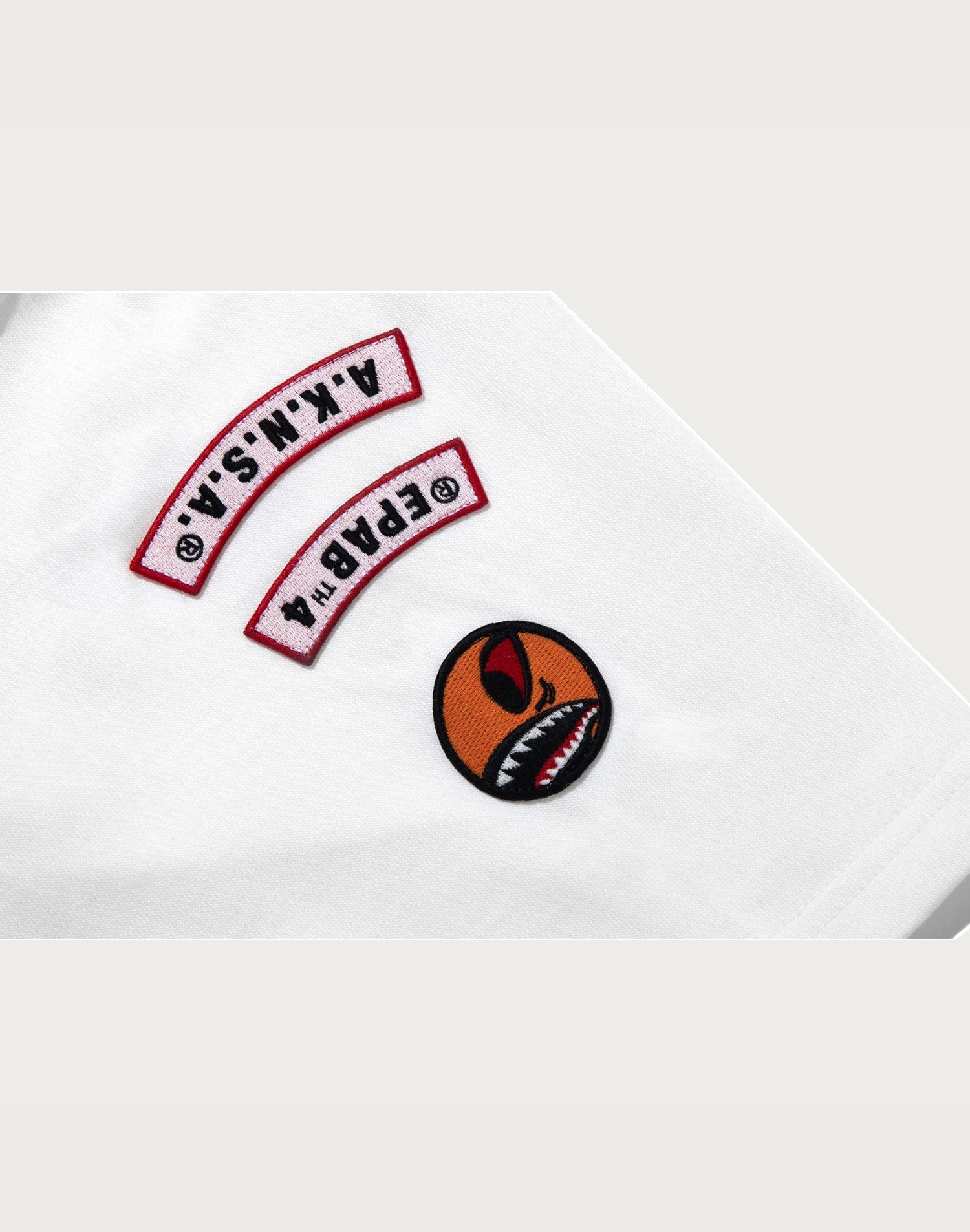 BAPE BY KAZUKI KURAISHI MULTI PATCH MILITARY TEE MENS