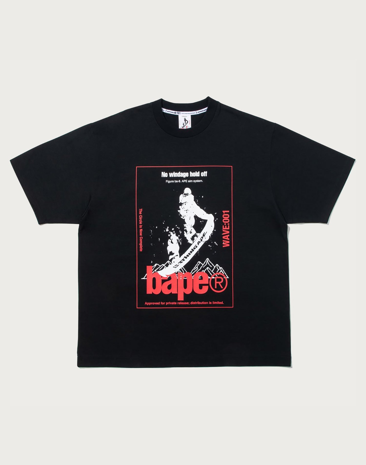 BAPE BY KAZUKI KURAISHI SKATE RELAXED FIT TEE MENS