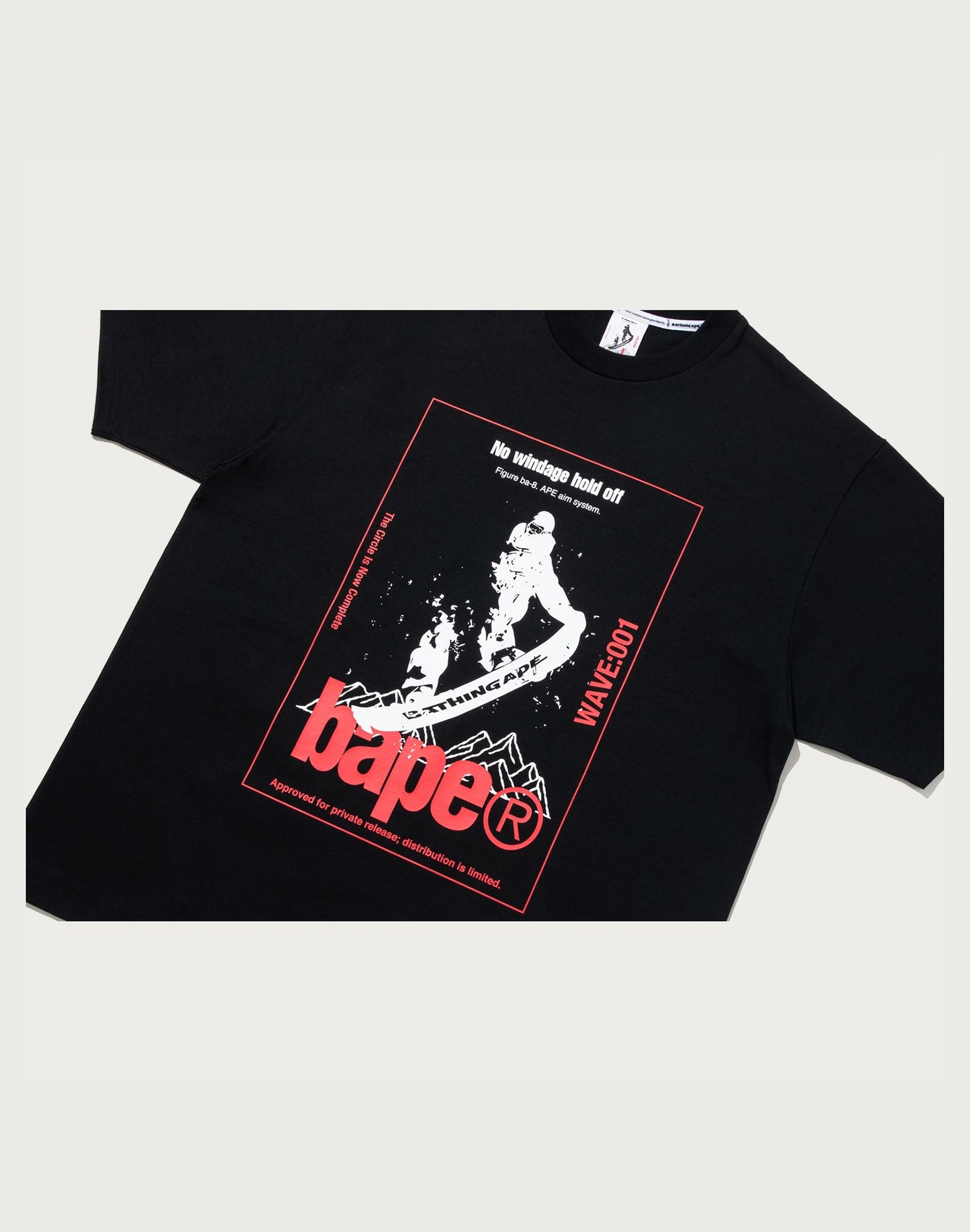 BAPE BY KAZUKI KURAISHI SKATE RELAXED FIT TEE MENS