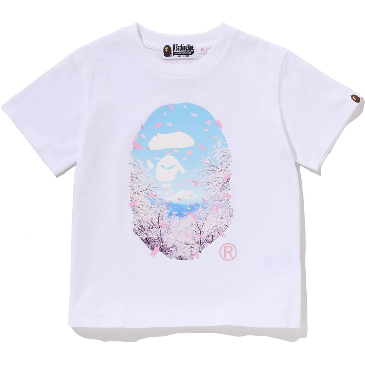 SAKURA PHOTO APE HEAD MINI TEE LADIES