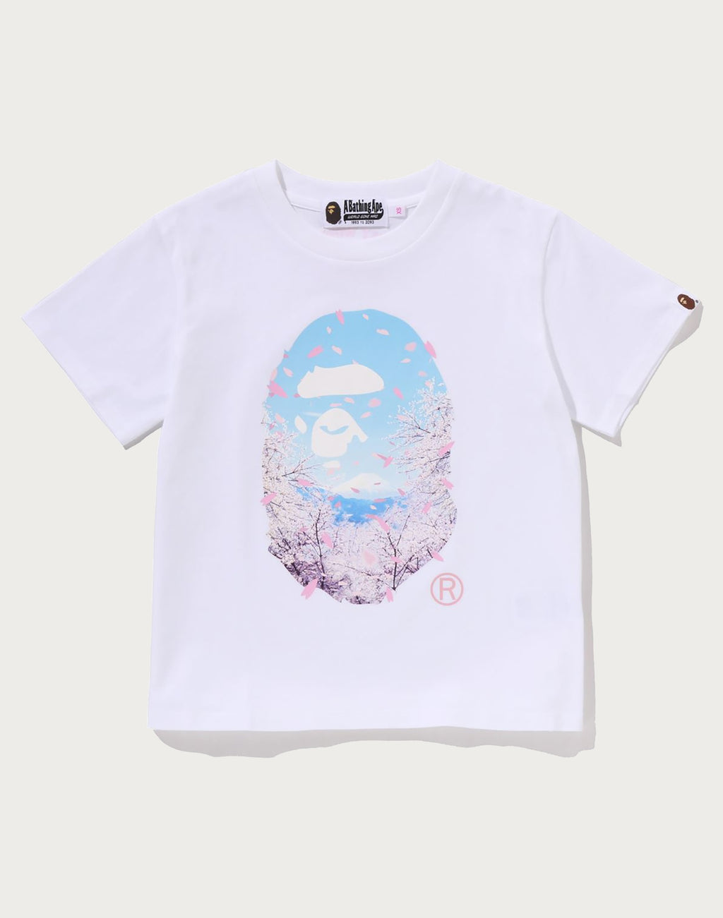 SAKURA PHOTO APE HEAD MINI TEE LADIES