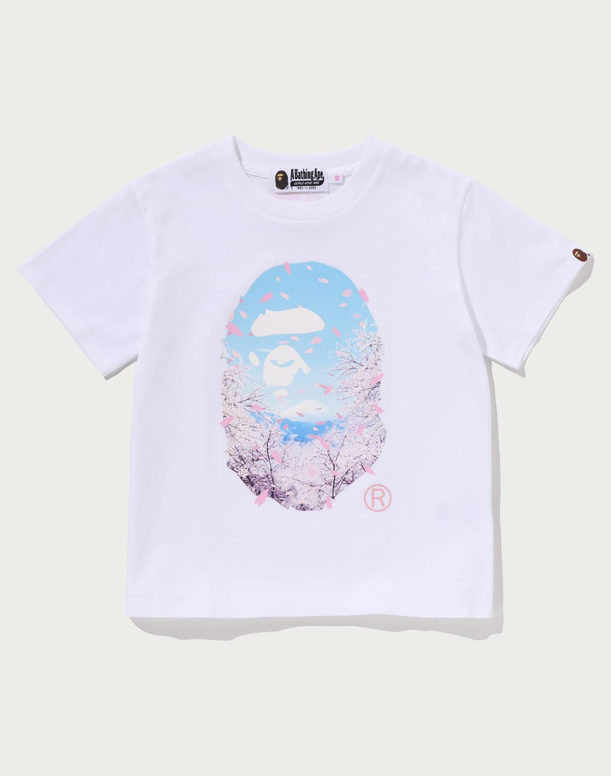 SAKURA PHOTO APE HEAD MINI TEE LADIES