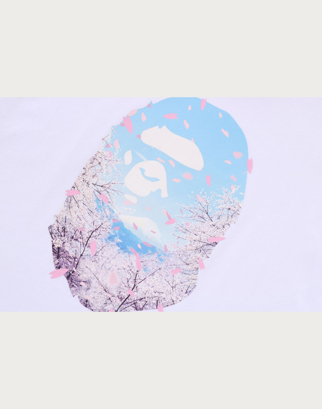 SAKURA PHOTO APE HEAD MINI TEE LADIES