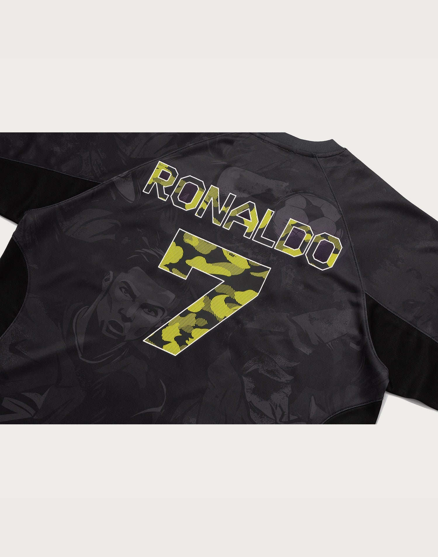 BAPE X CR7 LIFE ALL OVER PRINT MULTI LOGO RELAXED FIT JERSEY MENS