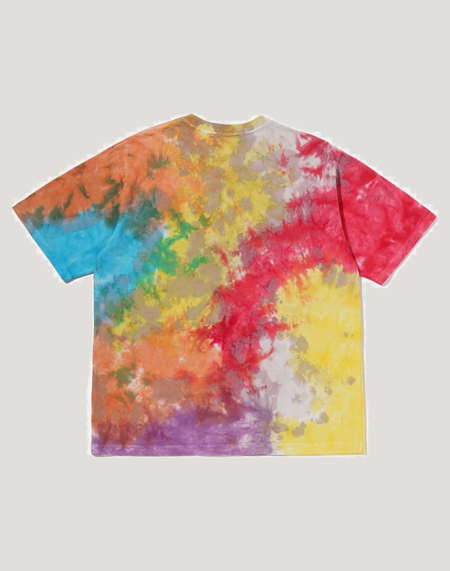 TIE DYE COLLEGE RELAXED FIT TEE MENS