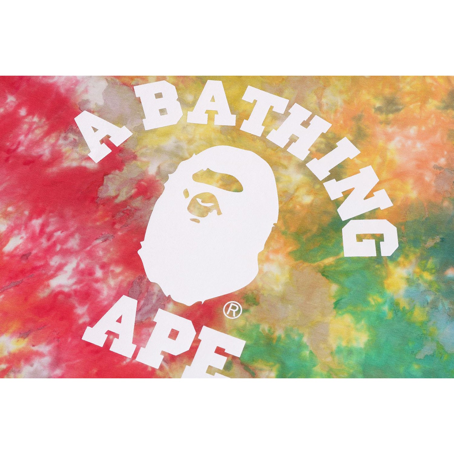 TIE DYE COLLEGE RELAXED FIT TEE MENS