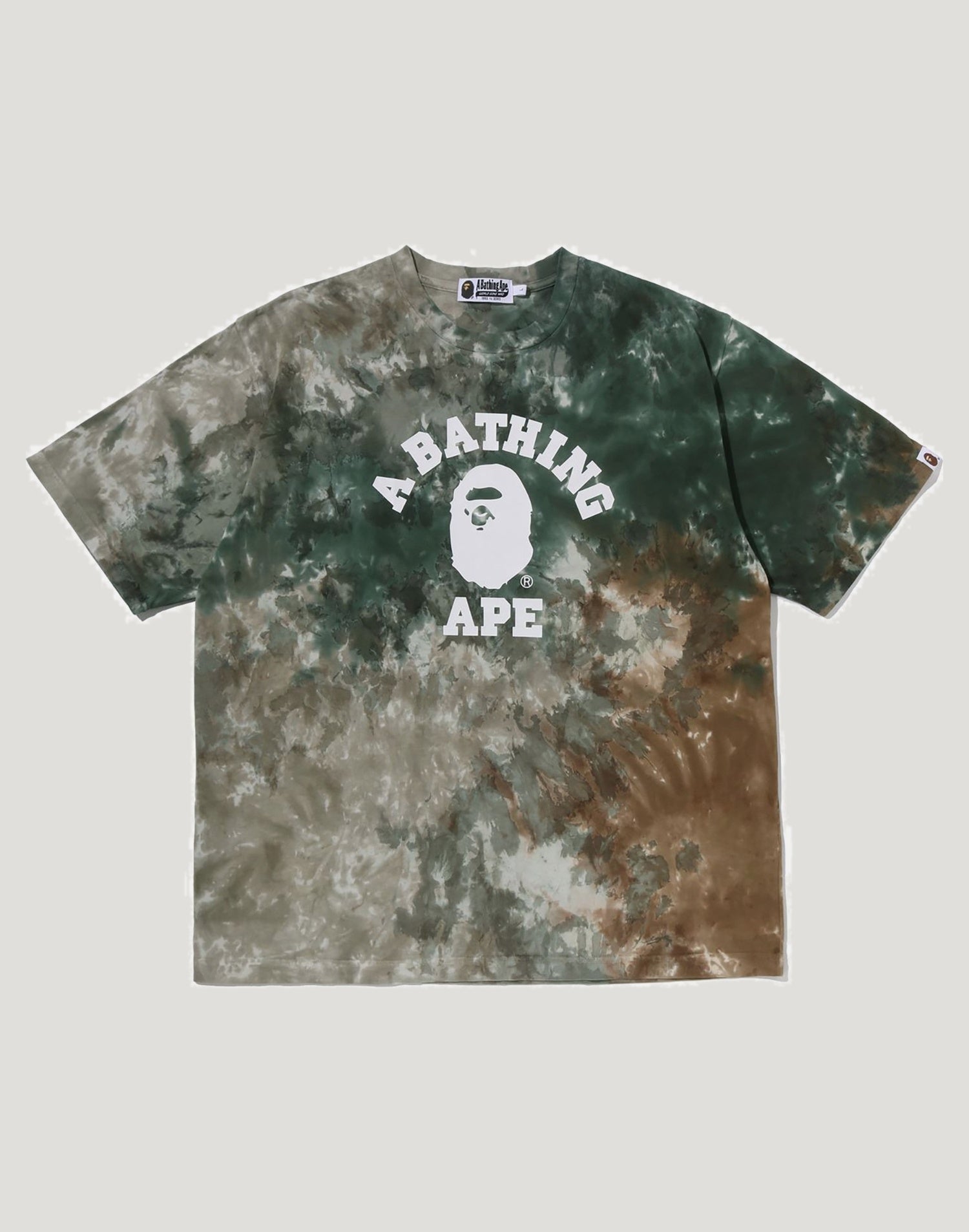 TIE DYE COLLEGE RELAXED FIT TEE MENS