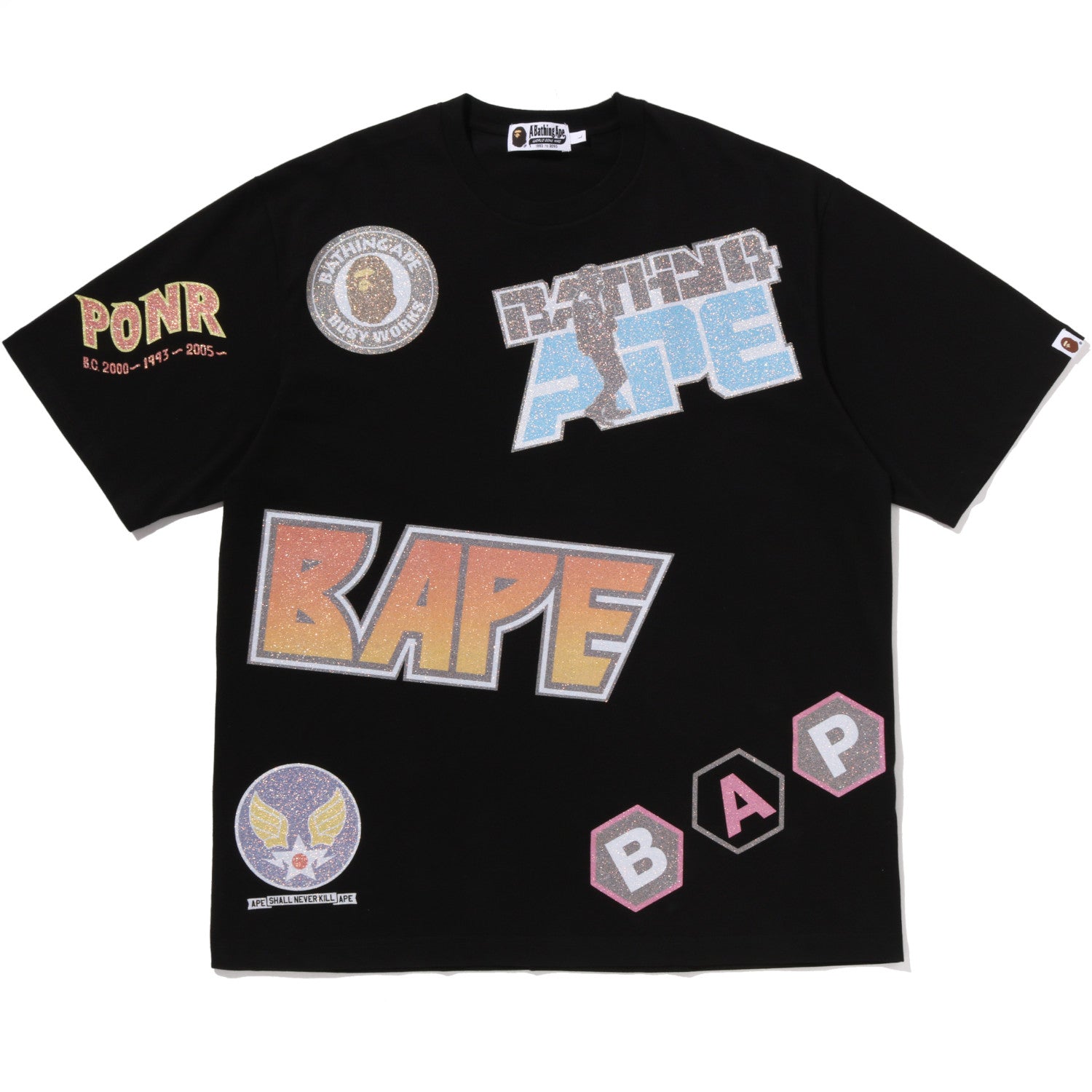 MULTI ARCHIVE MOTIF RELAXED FIT TEE MENS – us.bape.com