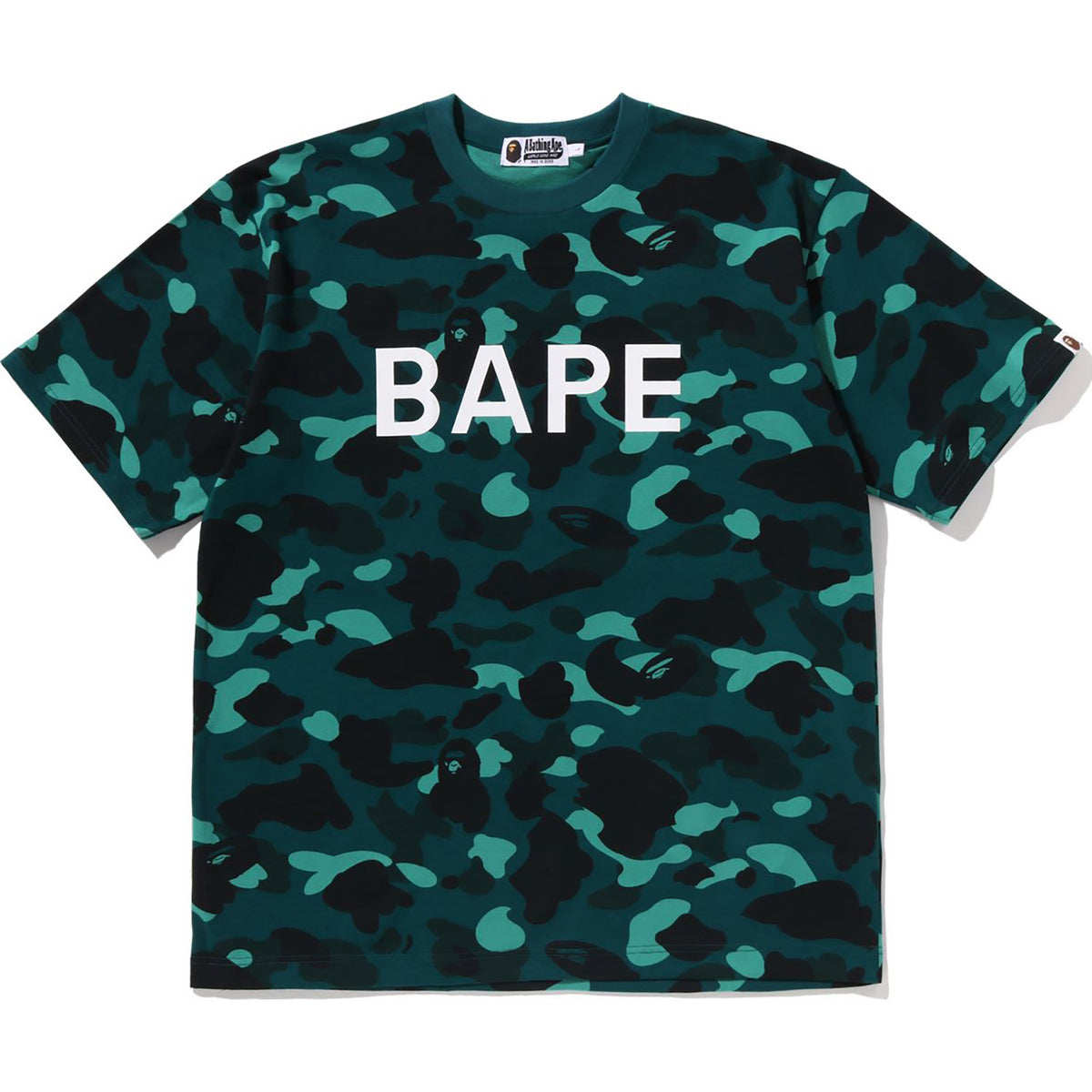 COLOR CAMO BAPE RELAXED FIT TEE MENS